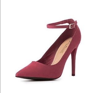 Ankle Strap Pointed Toe Pumps